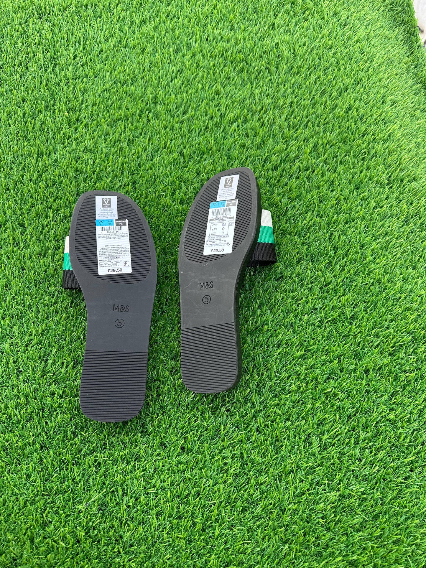 M&S PRINTED FLAT BAND STRAP SLIDERS