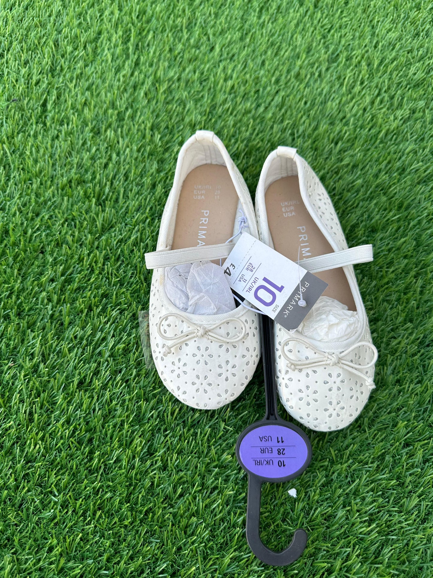 PRIMARK WHITE BALLET PUMPS