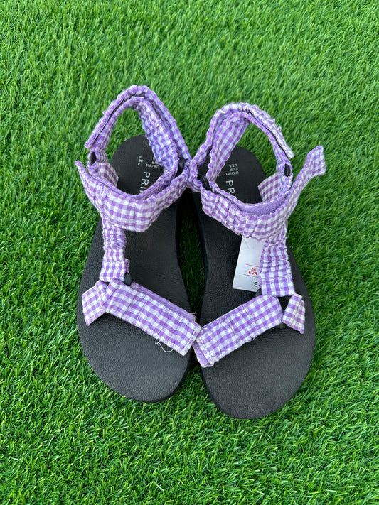 PRIMARK GINGHAM PATTREN SANDLES
