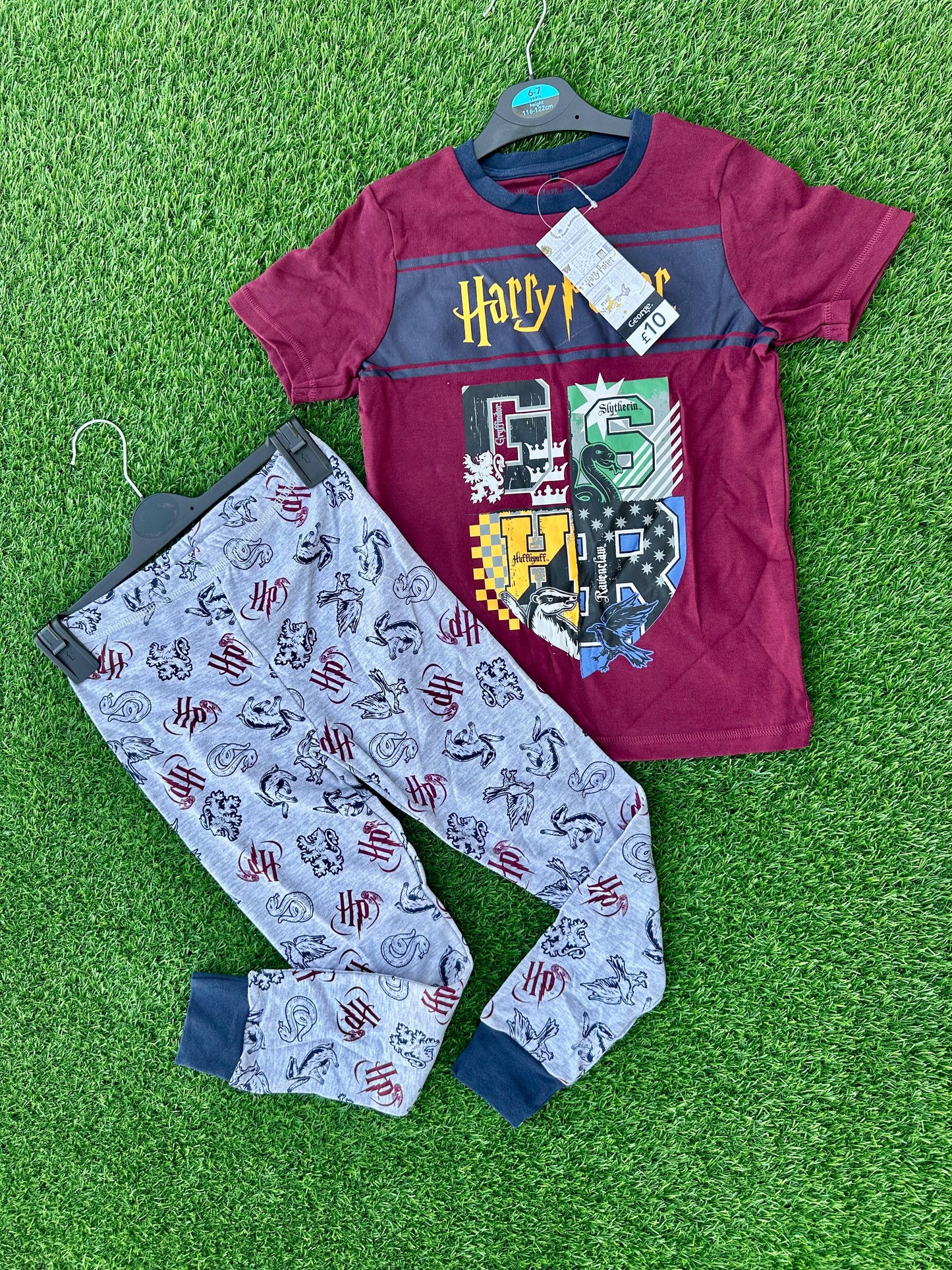 GEORGE HARRY POTTER PJ SET WITH SHORT SLEEVE SHIRT