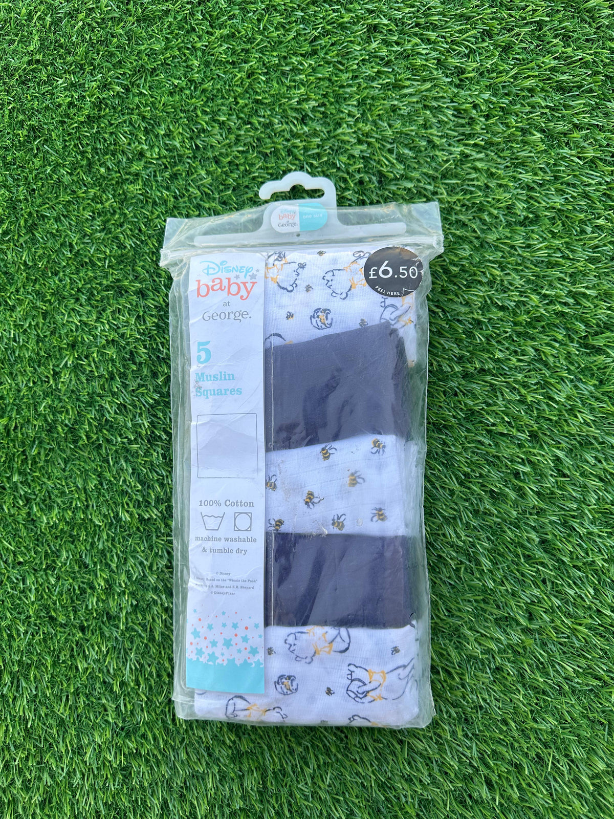 GEORGE DISNEY BABY MUSLIN SQUARES