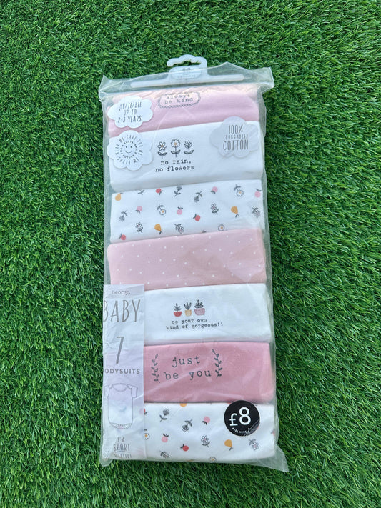 GEORGE BODY SUITS PACK OF 7