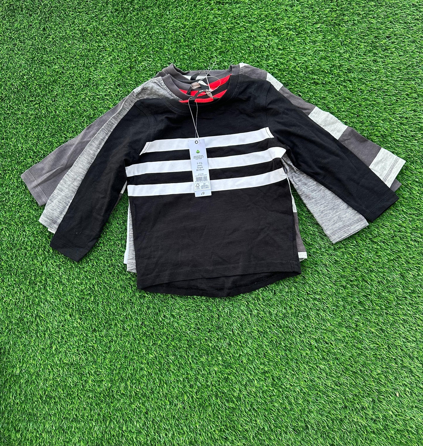 GEORGE RAGLAN FULL SLEEVES T-SHIRTS PACK OF 4