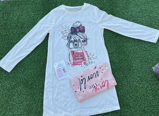 GEORGE KIDS NIGHTSHIRT SET PACK OF 2