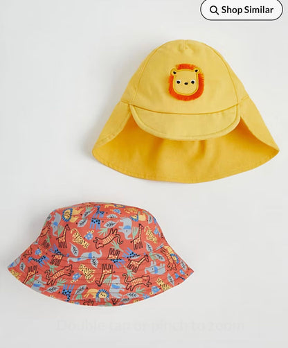 GEORGE SAFARI BUCKET AND KEPPI HATS PACK OF 2