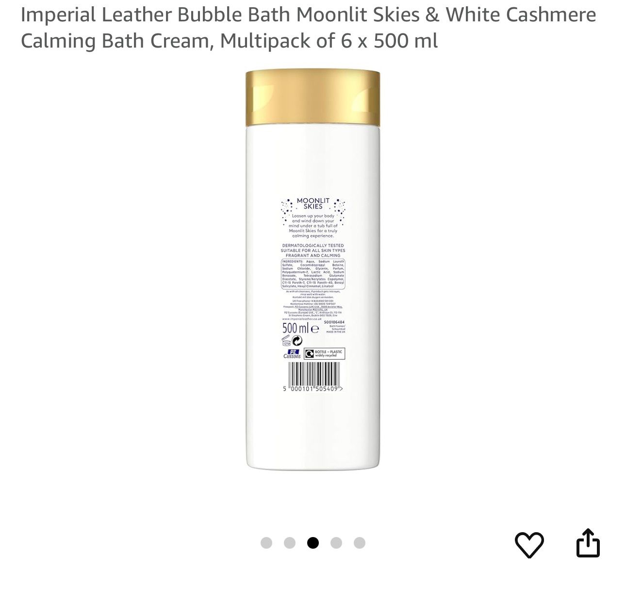 MOONLIT SKIES & WHITE CASHMERE BATH SOAK