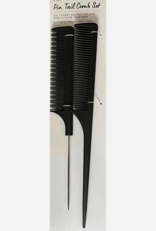 Pin tail comb set