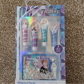 Disney Frozen II Lip Gloss and Water box