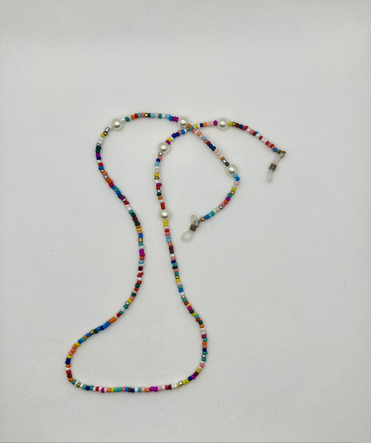 MULTI COLORED BEATED EYE GLASSES CHAIN