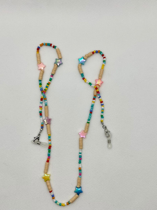 BEADED EYE GLASSES CHAIN