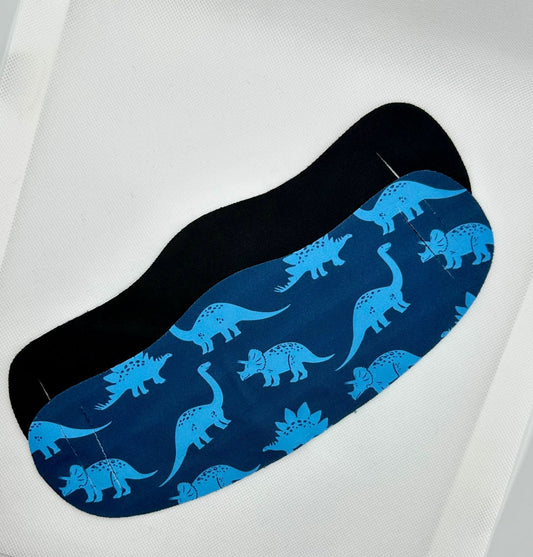 KIDS DINO & BLACK FACE MASK PACK OF 2