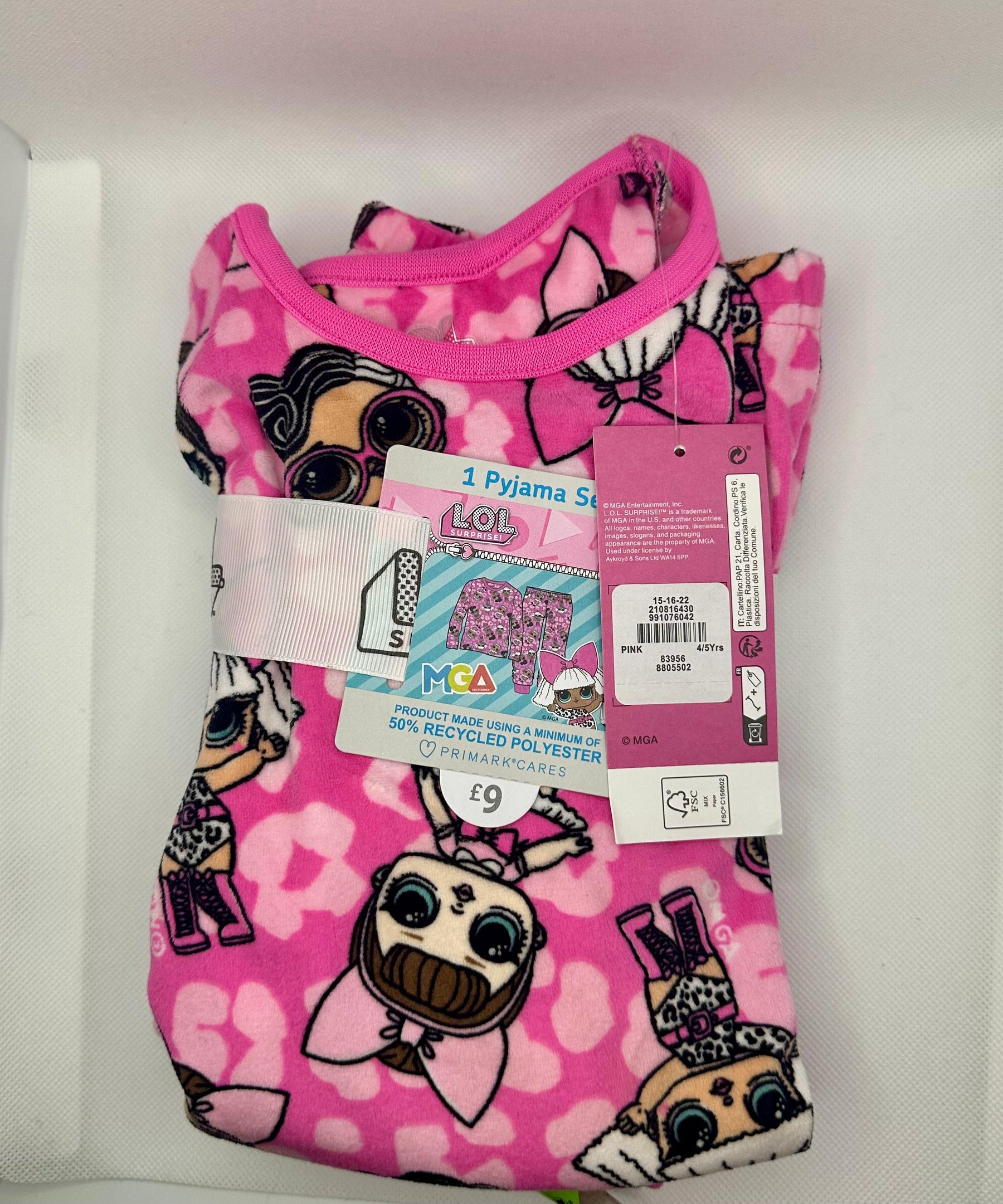 PRIMARK LOL FLEECE PJ SET