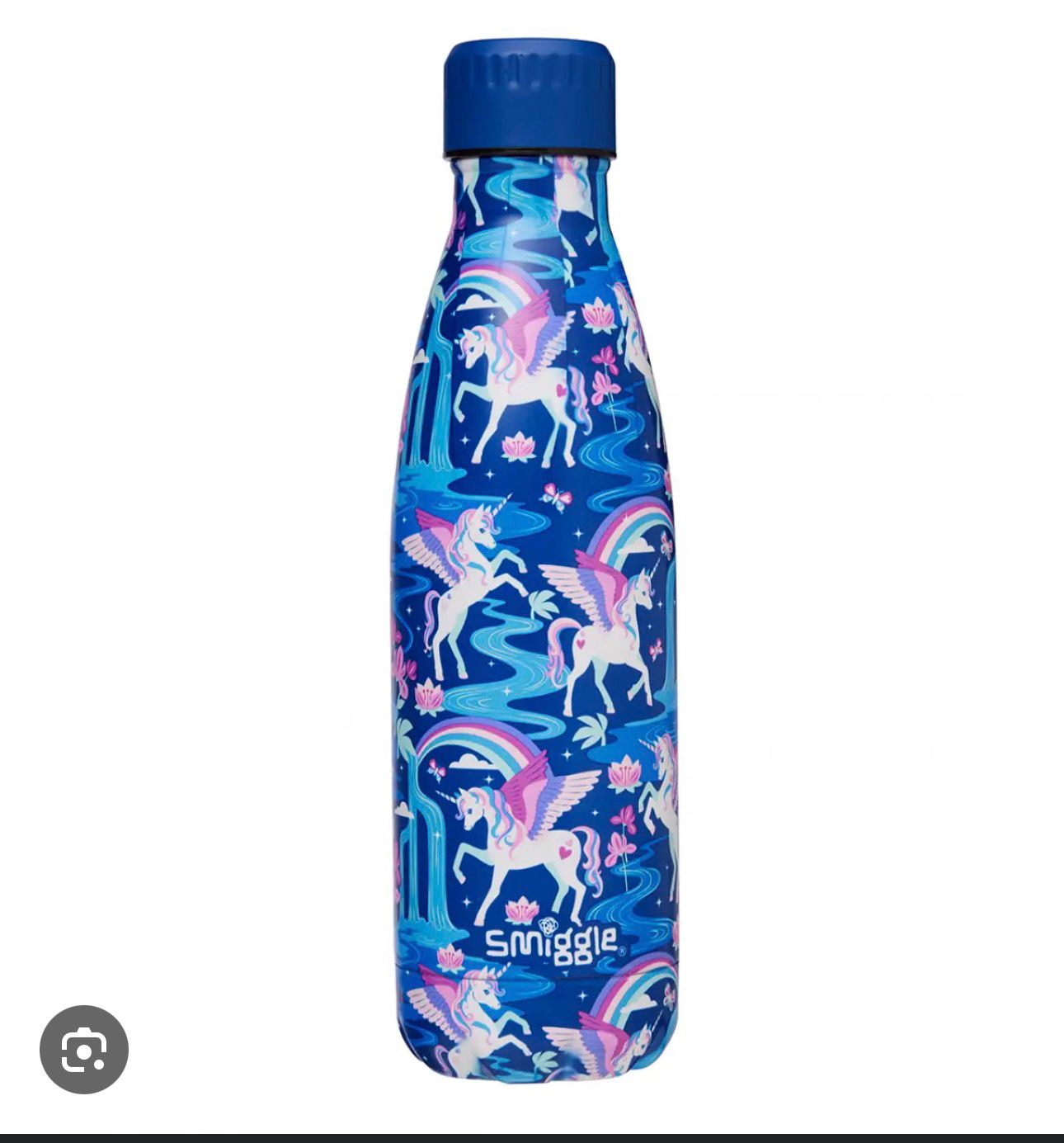 SMIGGLE STAINLESS STEEL WATER BOTTLE 500ML