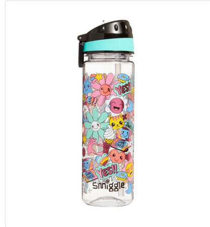 SMIGGLE SIPPER BRIGHT SIDE BPA FREE WATER BOTTLE 650ML