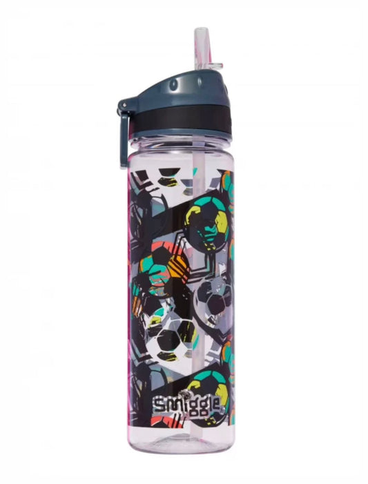 SMIGGLE SIPPER FOOTBALL BPA FREE WATER BOTTLE 650ML