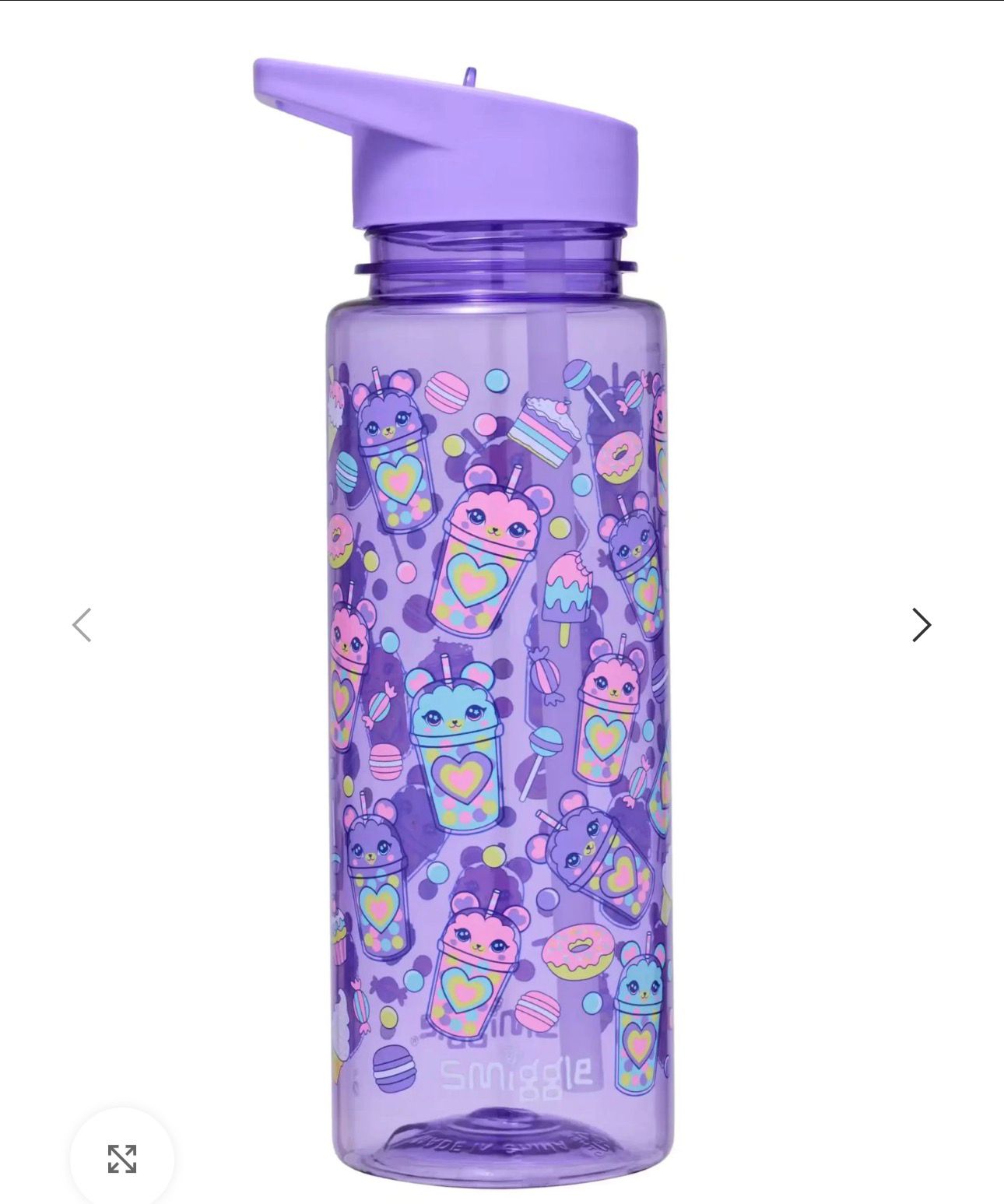 SMIGGLE SIPPER WONDER WORLD BPA FREE WATER BOTTLE 750ML