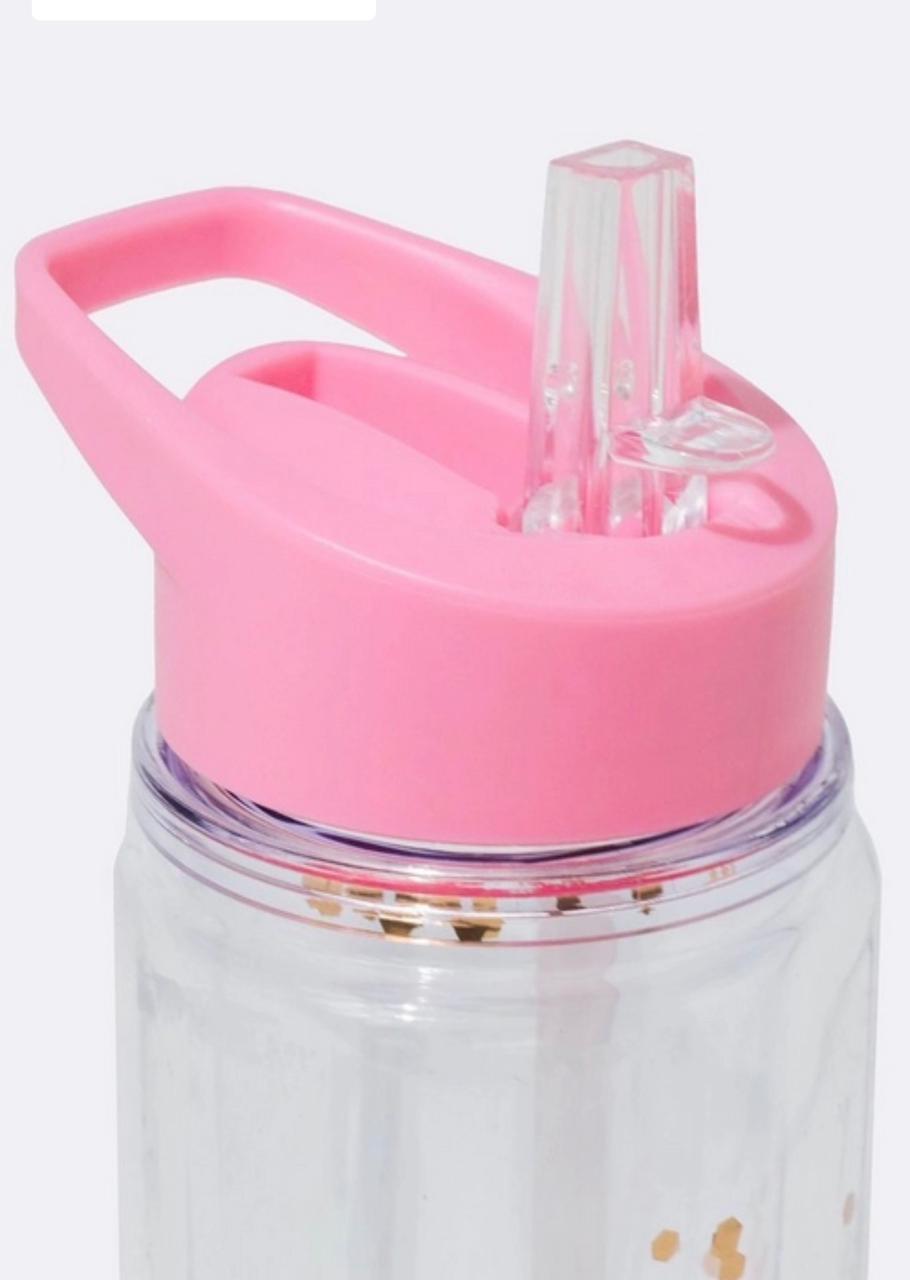 SMIGGLE SIPPER GLITTER FILLED BPA FREE WATER BOTTLE 550ML