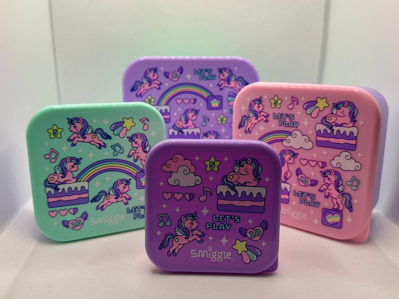 SMIGGLE 4 IN 1 BPA & PHTHALATES FREE FOOD CONTAINER NEST