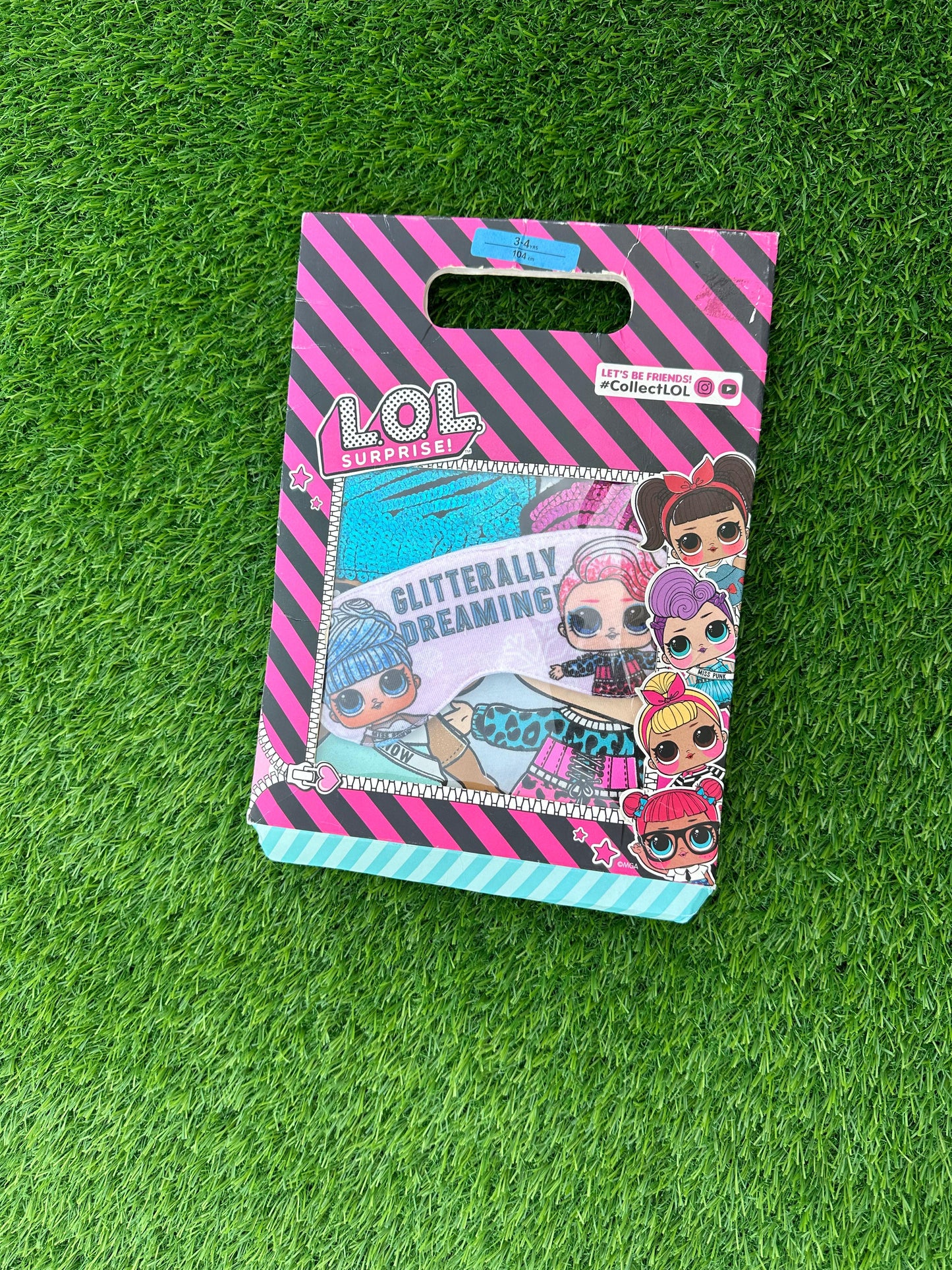 PRIMARK GLITTERALLY DREAMING PJ SET WITH EYE MASK