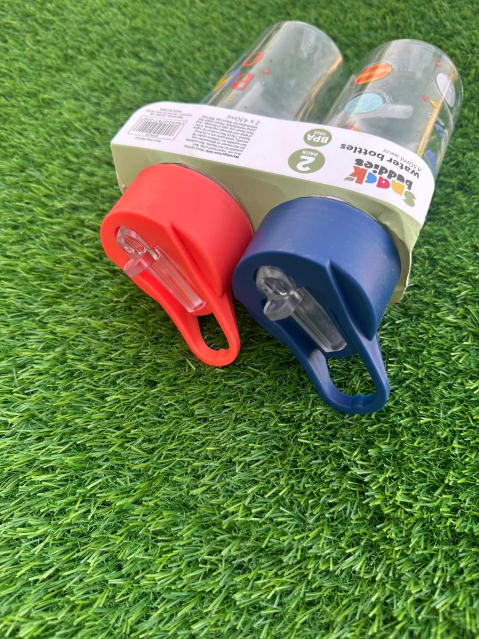 SANCK BUDDIES BPA FREE WATER BOTTLE PACK OF 2 430ML