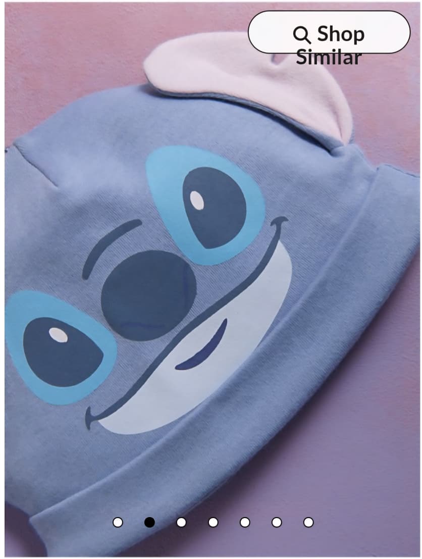 GEORGE DISNEY STICH BLUE ALL IN ONE AND HAT SET