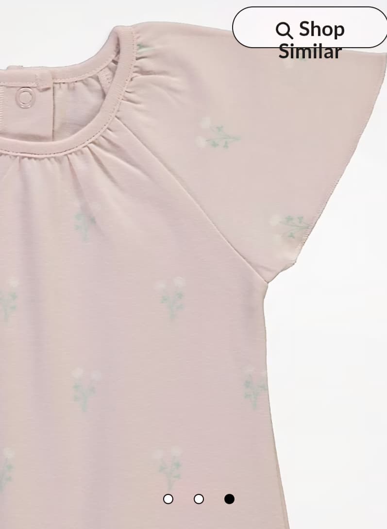 GEORGE DUSTY PINK FLARE SLEEVE FLORAL ROMPER AND HAT OUTFIT