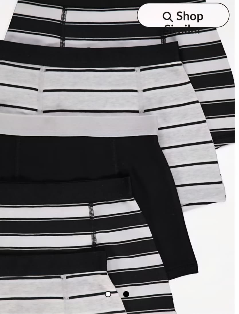 GEORGE  STRIPED TRUNKS PACK OF 5