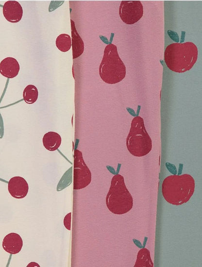 GEORGE FRUITY LONG SLEEVE PJ SET PACK OF 3
