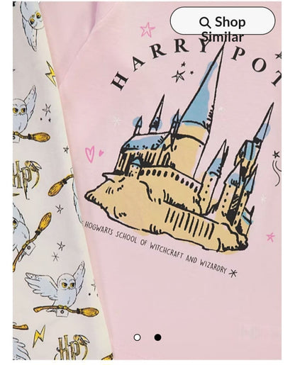 GEORGE HARRY POTTER HEDWIG HOGWARTS PJ SET PACK OF 3