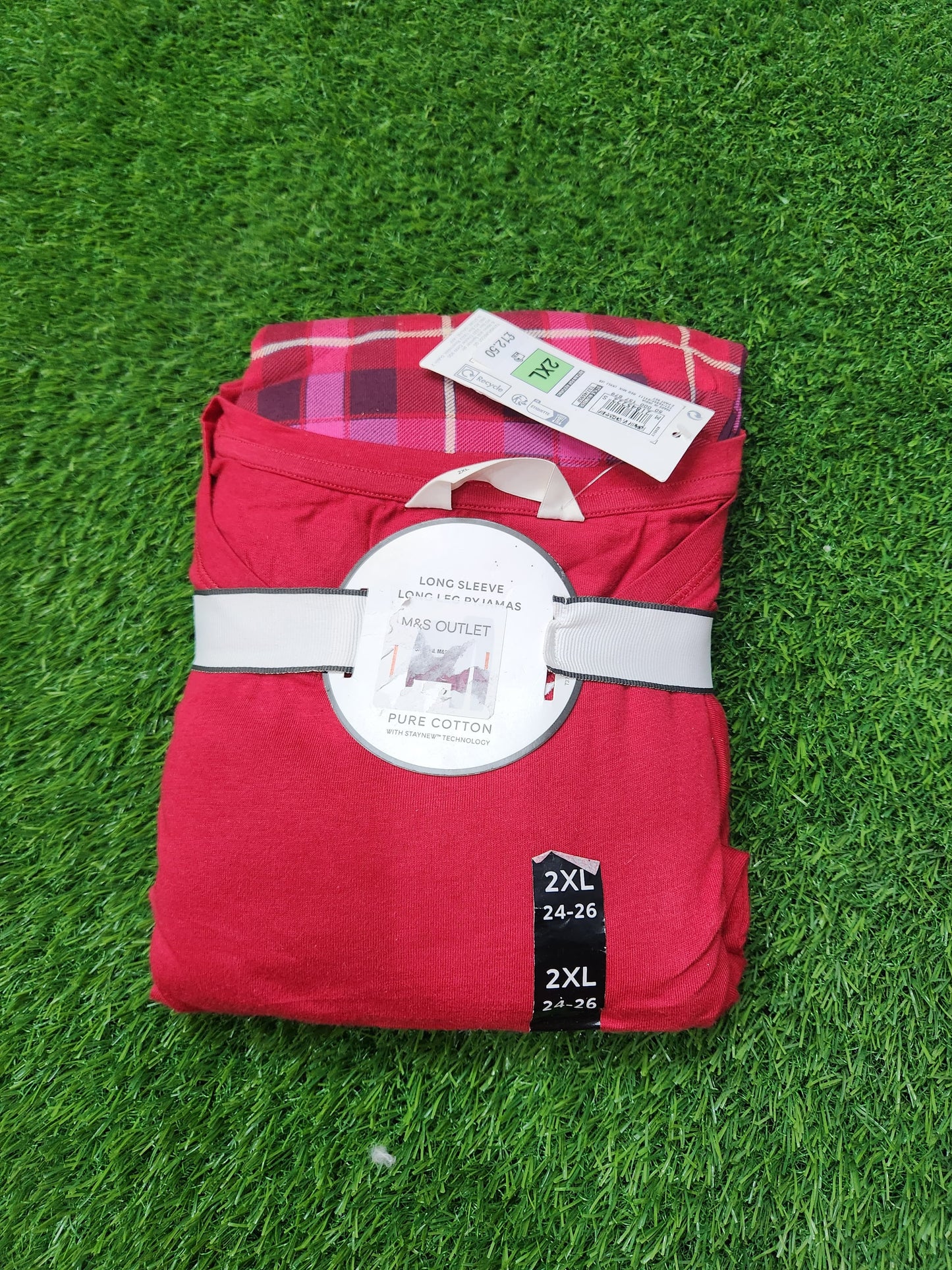 M&S COTTON PJ SET
