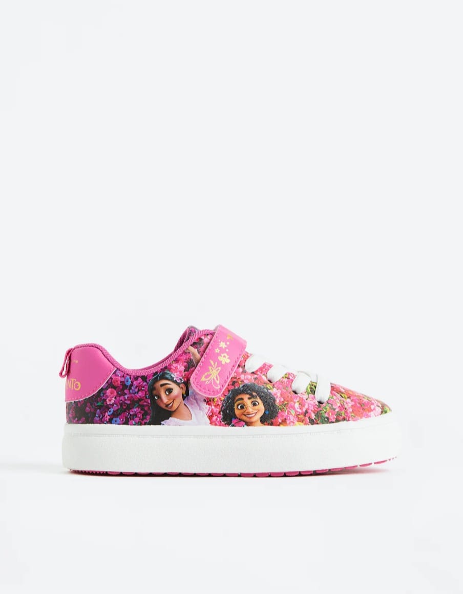 H&M ENCANTO THEMED PINK SNEAKERS