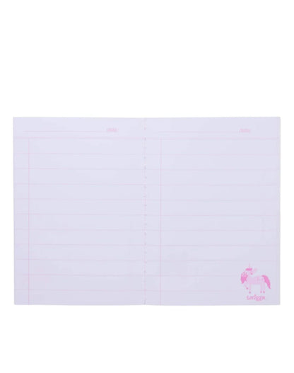 SMIGGLE UNICORN PATTREN BAKPACK WITH COLOUR SET PENICLE SET BOTTLE AND 6 LINEED EXERCISE BOOK