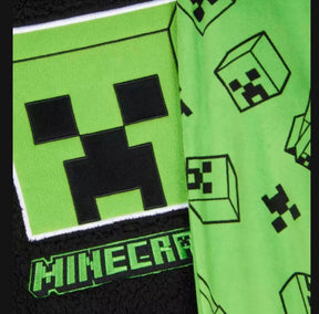 Primark Thick Fleece Minecraft Long Sleeve Pyjama