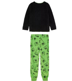 Primark Thick Fleece Minecraft Long Sleeve Pyjama