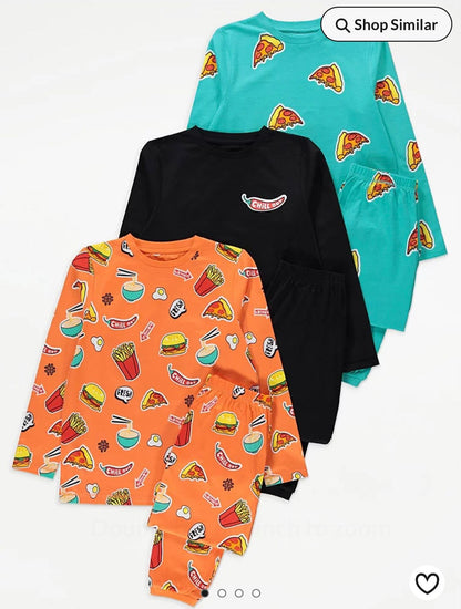 GEORGE COTTON PJ SET PACK OF 3