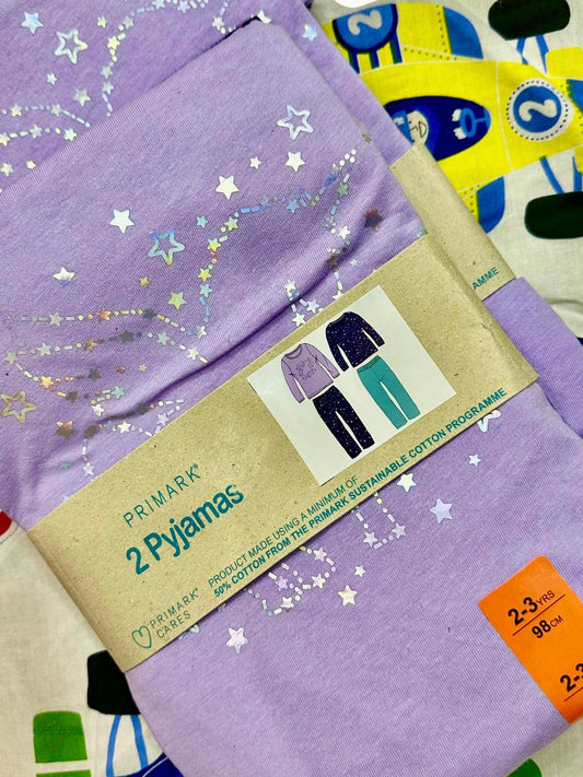 PRIMARK COTTON PJ SET PACK OF 2
