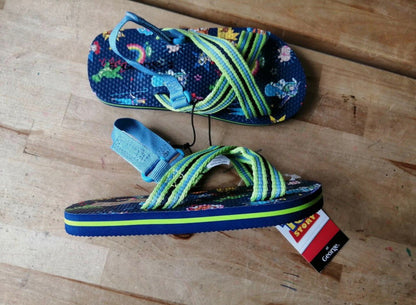 GEORGE DISNEY PIXAR TOY STORY BLUE CROSSOVER SANDALS
