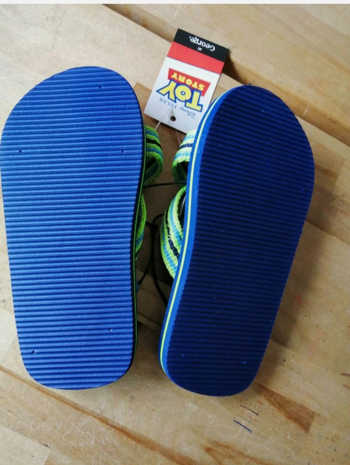 GEORGE DISNEY PIXAR TOY STORY BLUE CROSSOVER SANDALS
