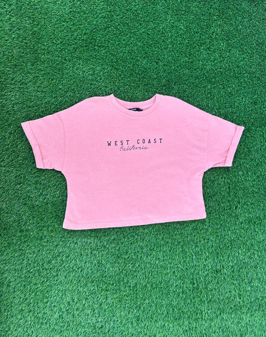 GEORGE PINK CROPPED T-SHIRT