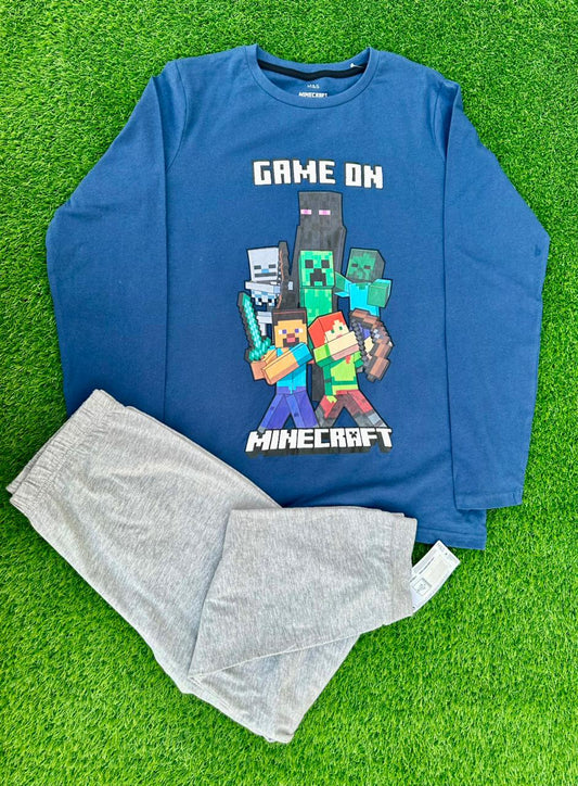 M&S MINDCRAFT PJ SET