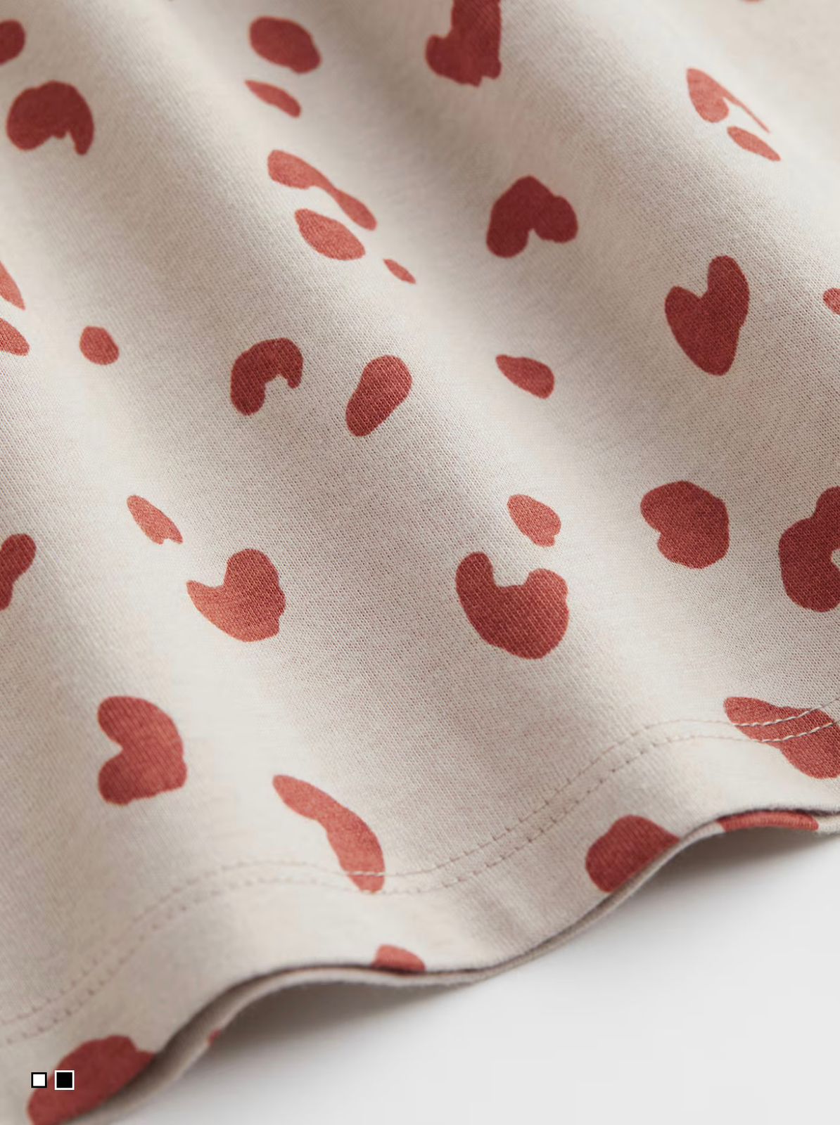 H&M PATTERNED JERSAY FROK