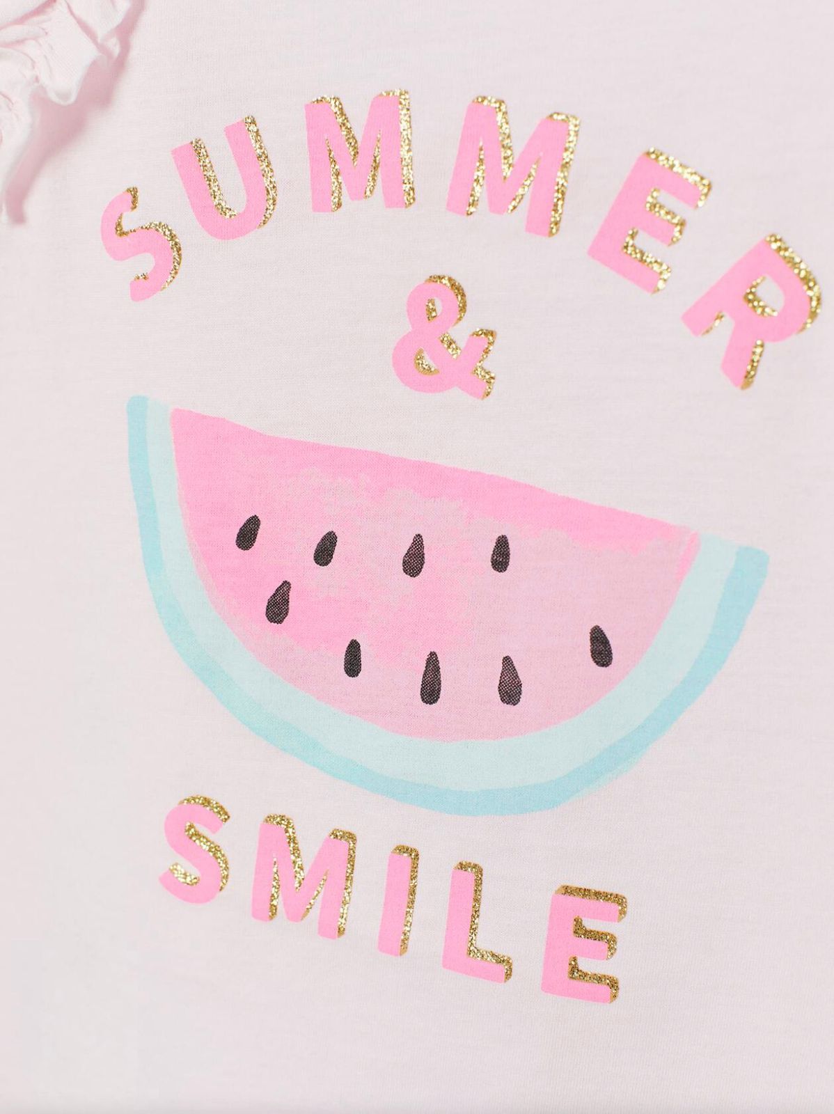 H&M PRINTED JERSEY TOP