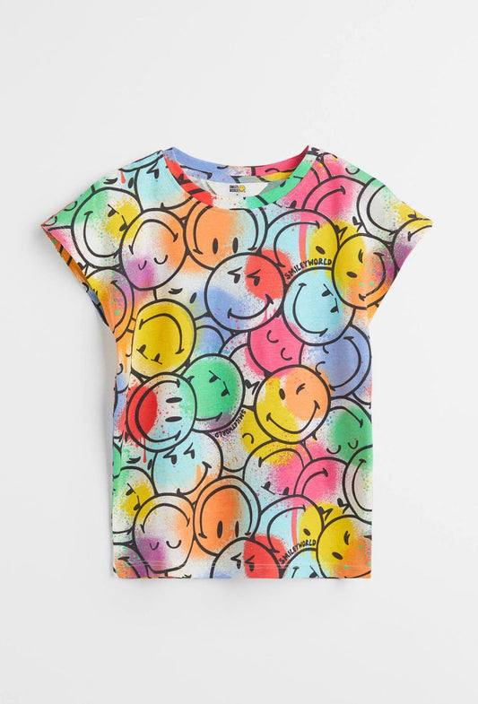H&M SMILLY WORLD TOP