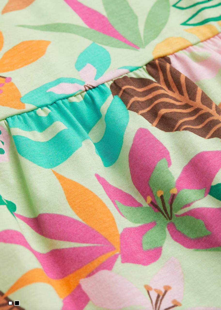 H&M PRINTED JERSEY DRESS