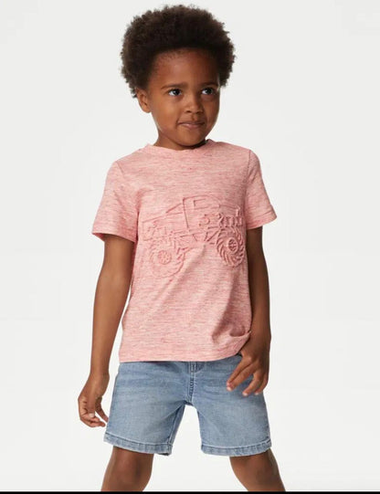 M&S CAR PRINT T-SHIRT