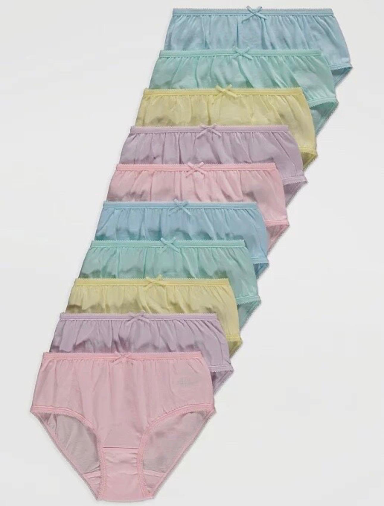 GEORGE BRIEFS KNICKERS UNDERWEAR PACK OF 10