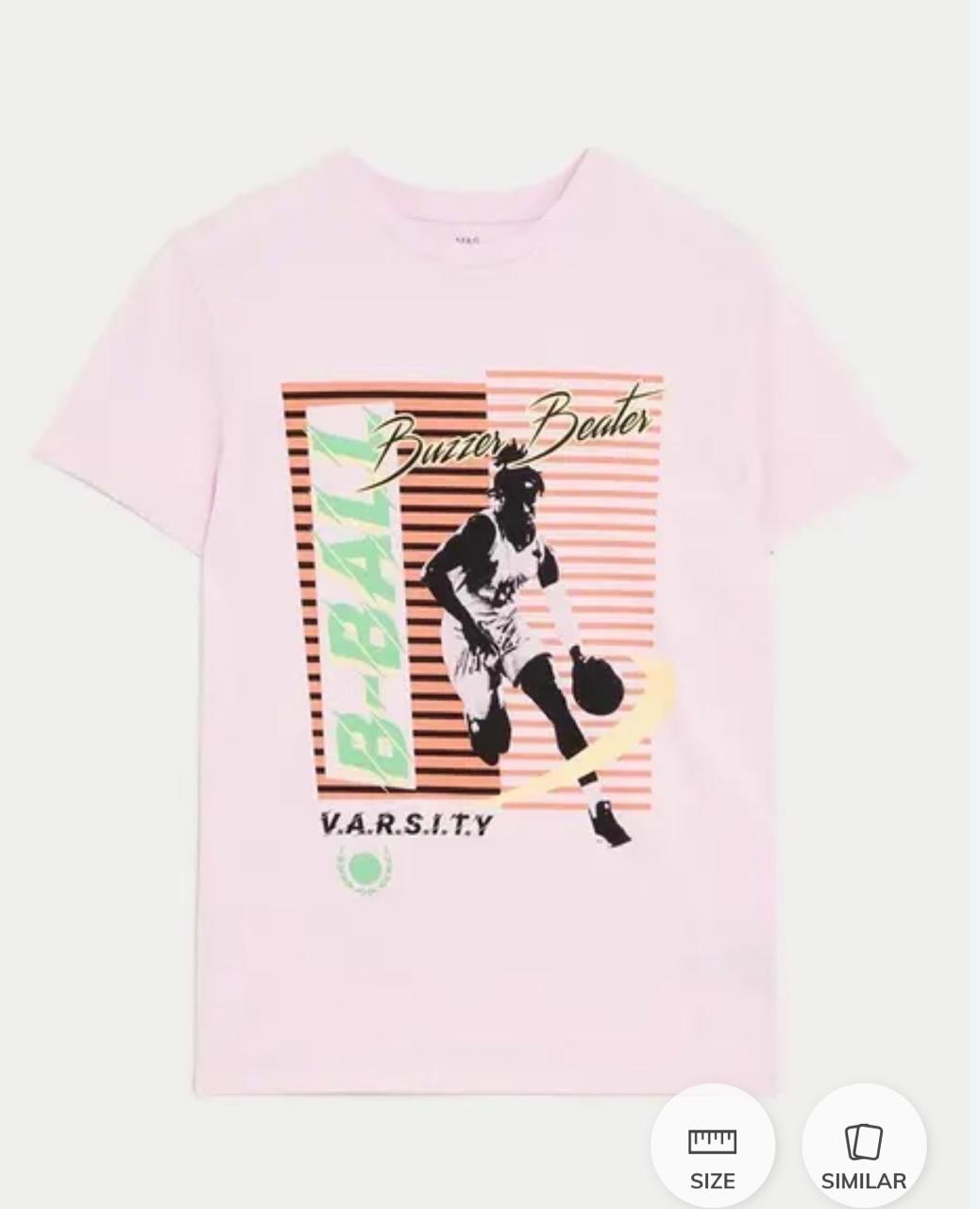 M&S B-BALL T-SHIRT