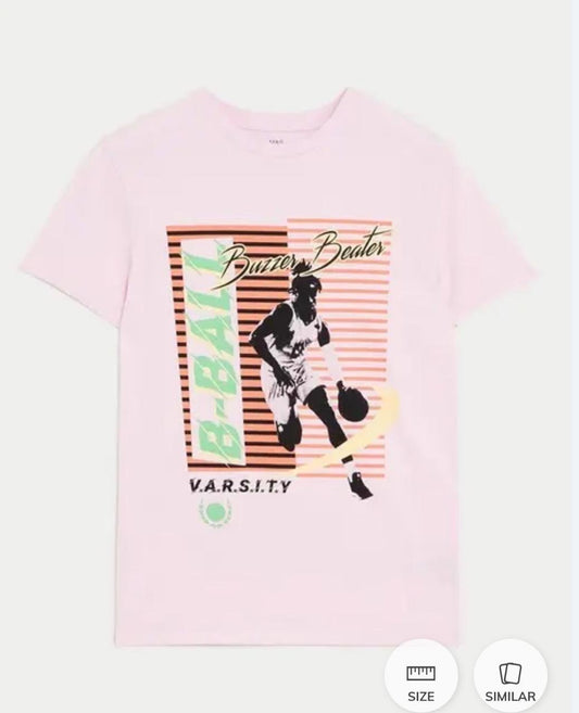 M&S B-BALL T-SHIRT