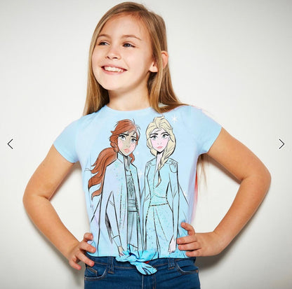 DISNEY FROZEN 2 TIE FRONT T-SHIRT