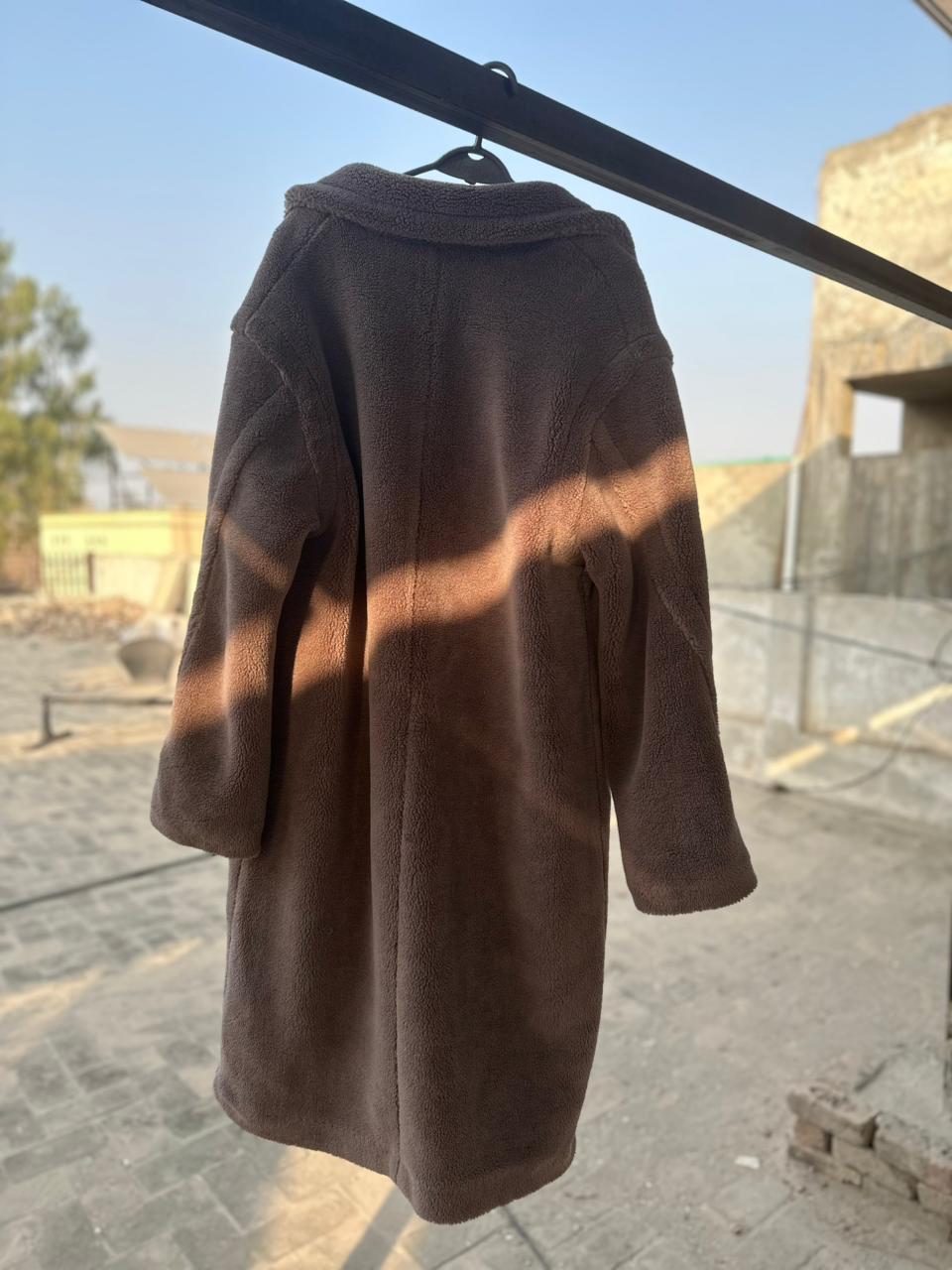 PRIMARK TEDDY FAUX FUR COAT